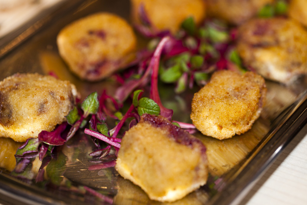 Rosy Tomorrows Heritage Farm Chicken Kromeskie > Chicken Pâté with Crispy Skin and Port Gelée at the James Beard House