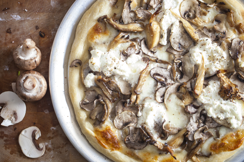 Mushroom Pizza with Truffles