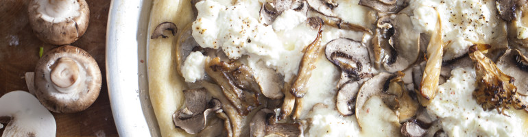 Mushroom Pizza with Truffles